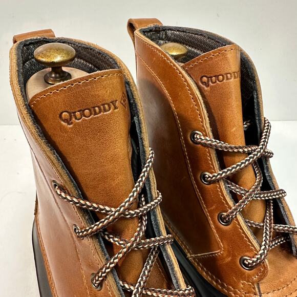 NWOT Quoddy x Sperry Field Boot Duck Cavalier Whiskey Leather Waterproof USA 11